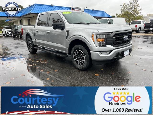 used 2021 Ford F-150 car, priced at $39,888