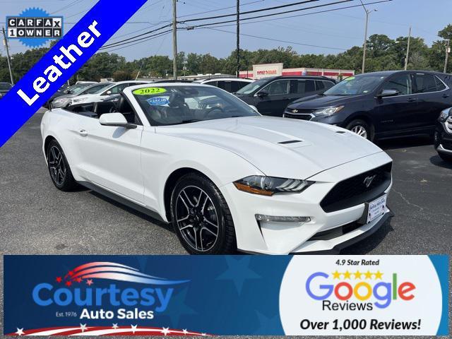 used 2022 Ford Mustang car, priced at $24,889