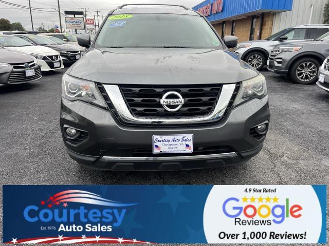 used 2018 Nissan Pathfinder car, priced at $14,488