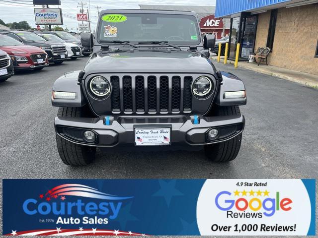 used 2021 Jeep Wrangler Unlimited 4xe car, priced at $37,788