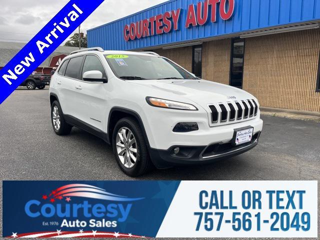 used 2015 Jeep Cherokee car, priced at $14,000