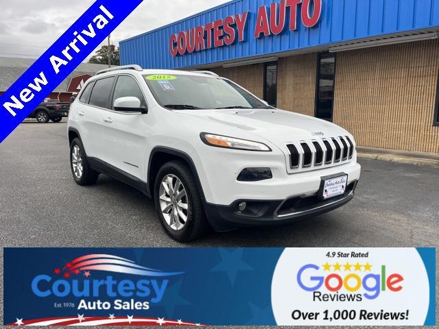 used 2015 Jeep Cherokee car, priced at $14,000