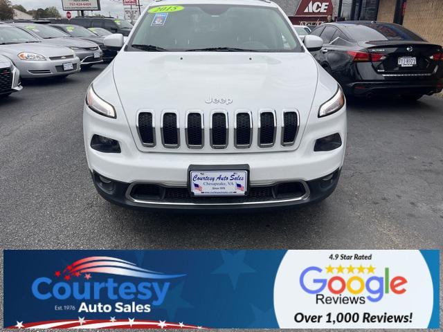 used 2015 Jeep Cherokee car, priced at $14,000