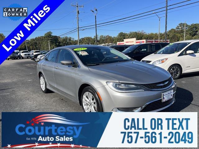 used 2015 Chrysler 200 car, priced at $13,990