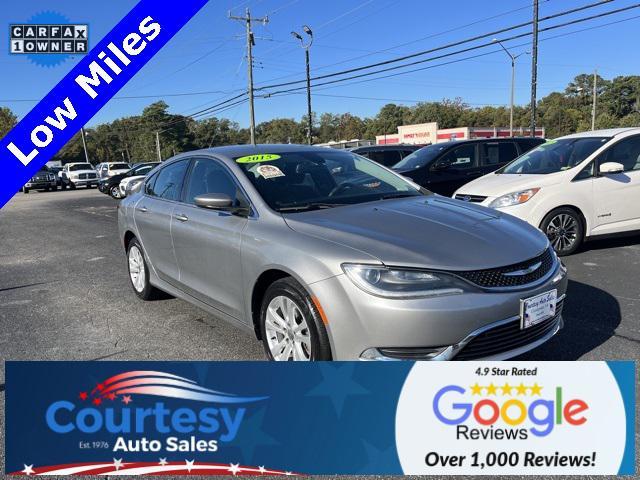 used 2015 Chrysler 200 car, priced at $13,990