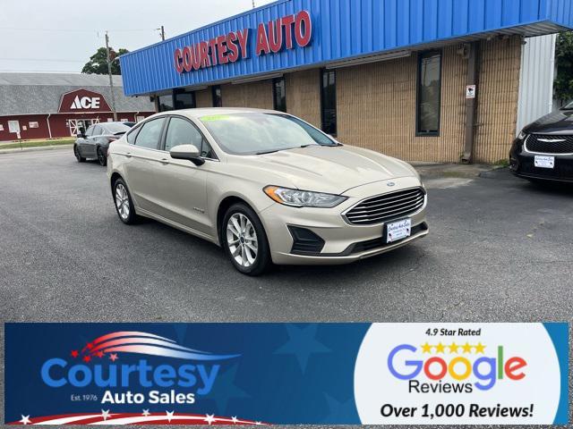 used 2019 Ford Fusion Hybrid car, priced at $13,488