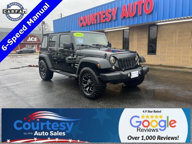 used 2014 Jeep Wrangler Unlimited car, priced at $15,888