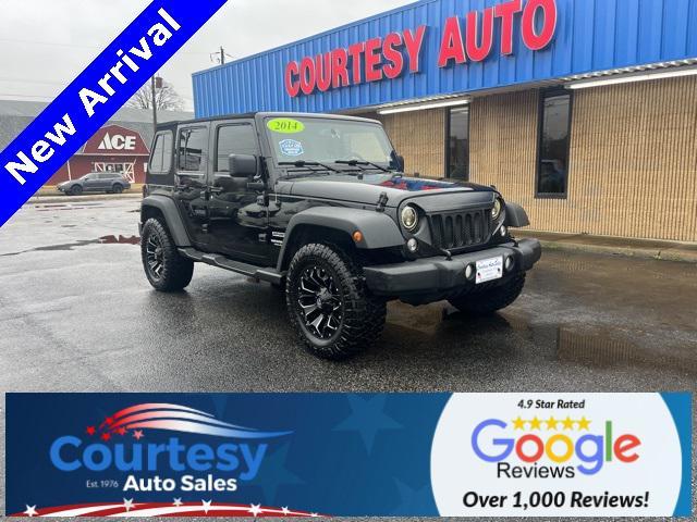 used 2014 Jeep Wrangler Unlimited car, priced at $15,990