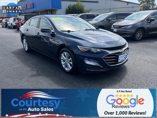 used 2021 Chevrolet Malibu car, priced at $17,988