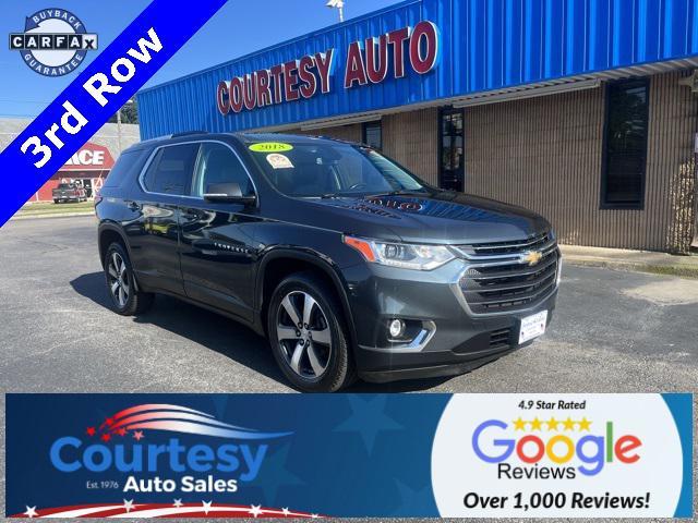 used 2018 Chevrolet Traverse car, priced at $20,000