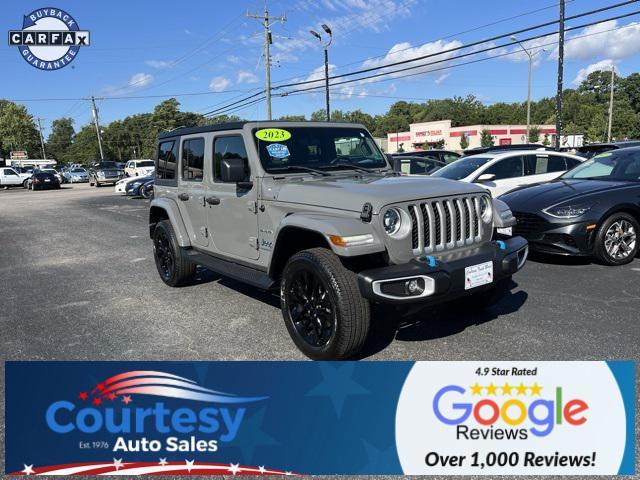 used 2023 Jeep Wrangler 4xe car, priced at $38,990