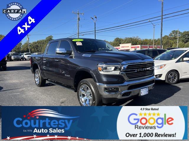 used 2021 Ram 1500 car, priced at $37,889