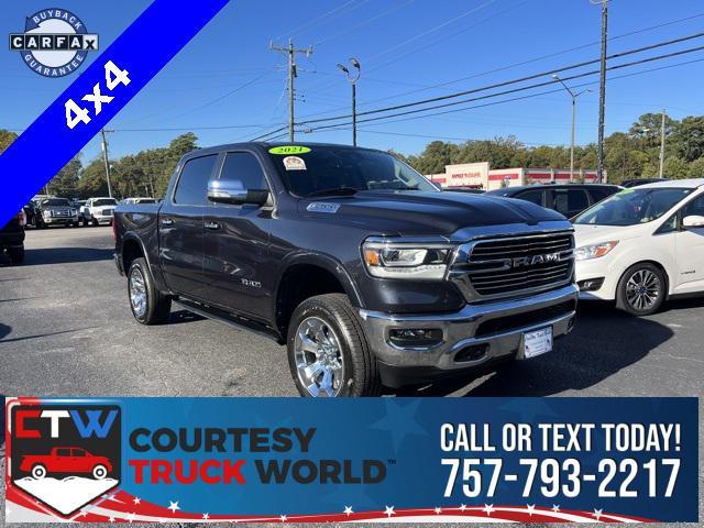 used 2021 Ram 1500 car, priced at $39,000