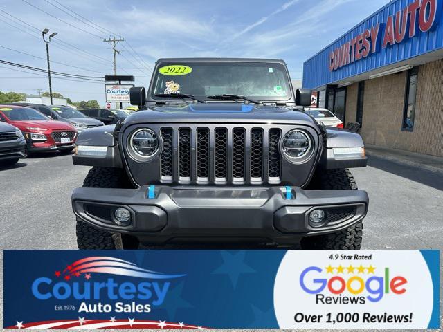 used 2022 Jeep Wrangler Unlimited 4xe car, priced at $36,988