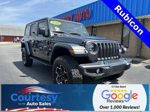 used 2022 Jeep Wrangler Unlimited 4xe car, priced at $36,988