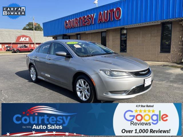 used 2015 Chrysler 200 car, priced at $14,489