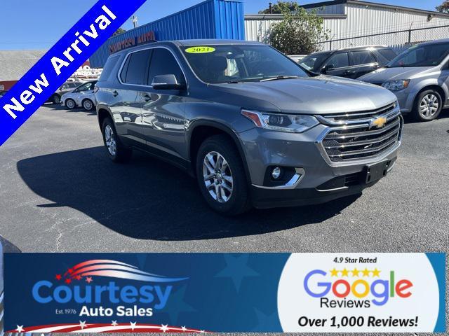 used 2021 Chevrolet Traverse car, priced at $21,988