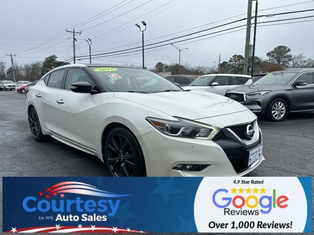 used 2017 Nissan Maxima car, priced at $18,990