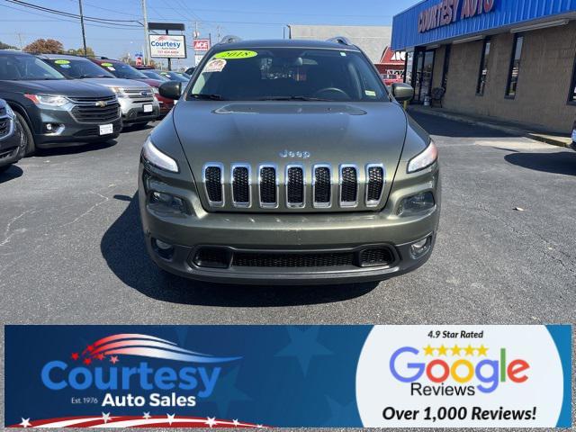 used 2018 Jeep Cherokee car, priced at $15,489