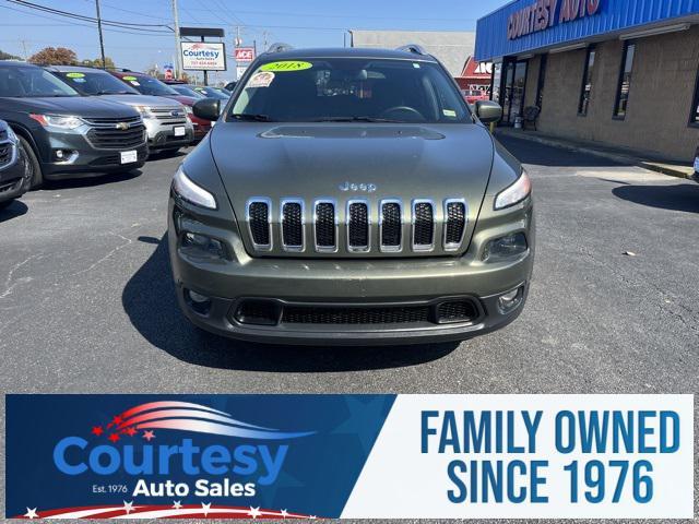 used 2018 Jeep Cherokee car, priced at $15,489