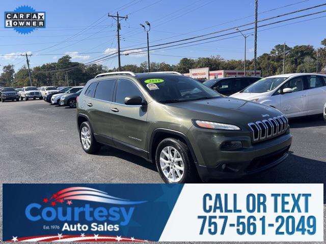 used 2018 Jeep Cherokee car, priced at $15,489