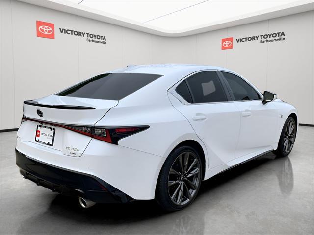 used 2023 Lexus IS 350 car, priced at $39,588