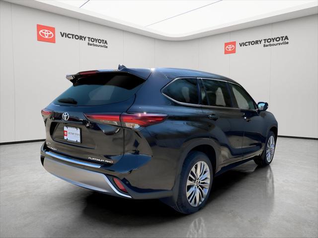 new 2025 Toyota Highlander car, priced at $54,553
