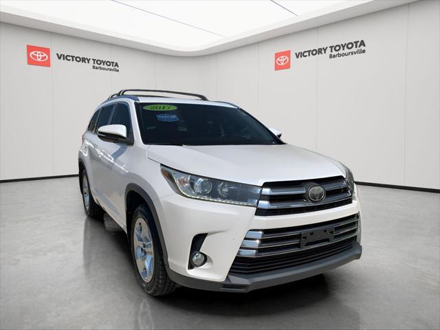 used 2017 Toyota Highlander car, priced at $23,588