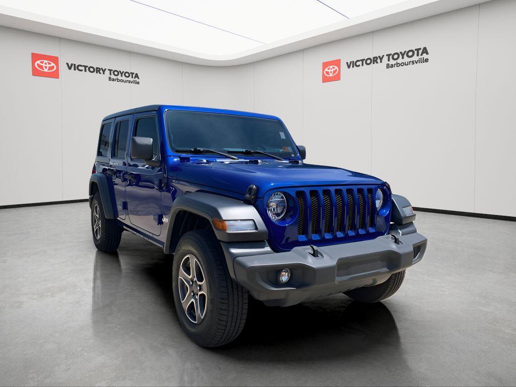 used 2020 Jeep Wrangler Unlimited car, priced at $19,988