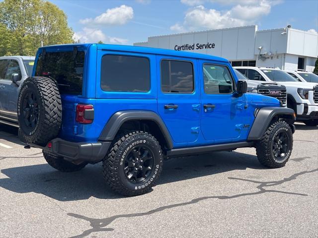 used 2021 Jeep Wrangler car, priced at $34,500
