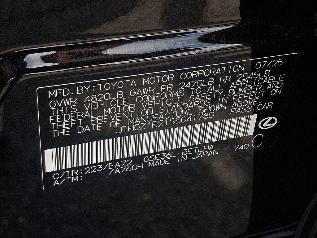 new 2025 Lexus IS 350 car, priced at $53,564