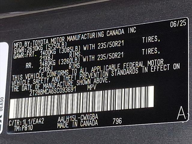 new 2025 Lexus RX 350 car, priced at $59,214