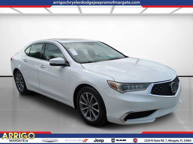 used 2019 Acura TLX car, priced at $18,000