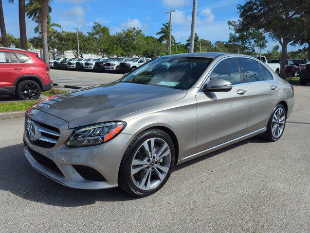 used 2021 Mercedes-Benz C-Class car, priced at $27,997