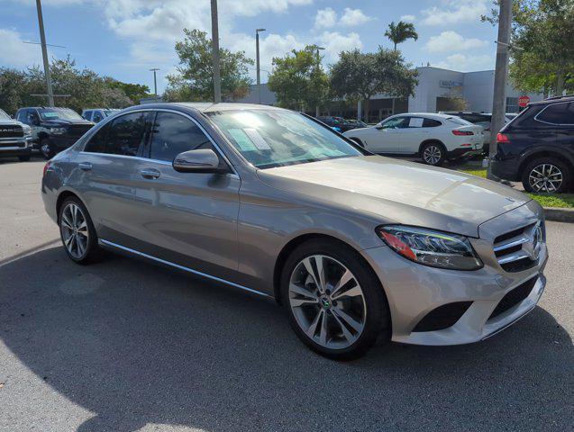 used 2021 Mercedes-Benz C-Class car, priced at $27,997