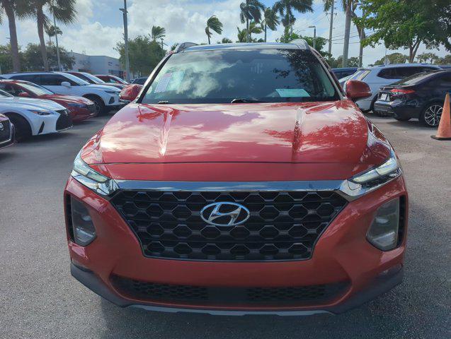 used 2019 Hyundai Santa Fe car, priced at $21,497