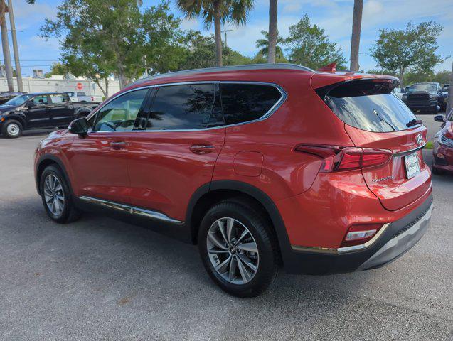 used 2019 Hyundai Santa Fe car, priced at $21,497