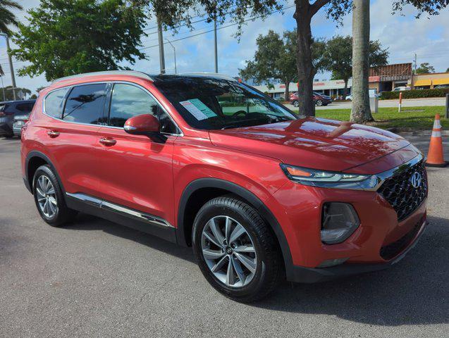 used 2019 Hyundai Santa Fe car, priced at $21,497