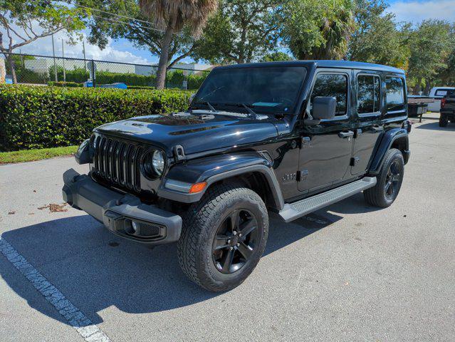 used 2021 Jeep Wrangler Unlimited car, priced at $34,500