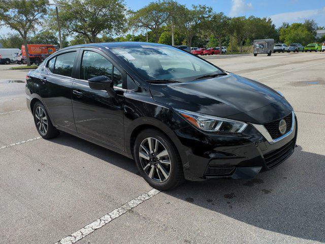 used 2021 Nissan Versa car, priced at $12,000