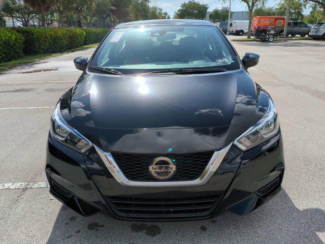 used 2021 Nissan Versa car, priced at $12,000