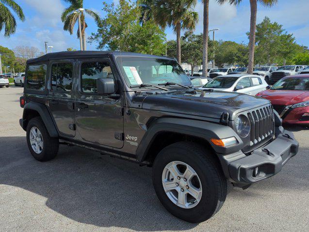 used 2021 Jeep Wrangler Unlimited car, priced at $29,597