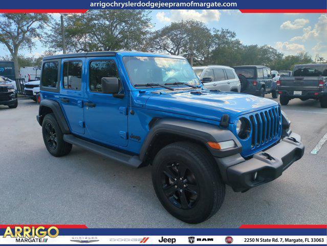 used 2023 Jeep Wrangler car, priced at $33,797