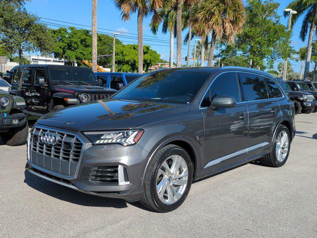 used 2021 Audi Q7 car, priced at $30,881