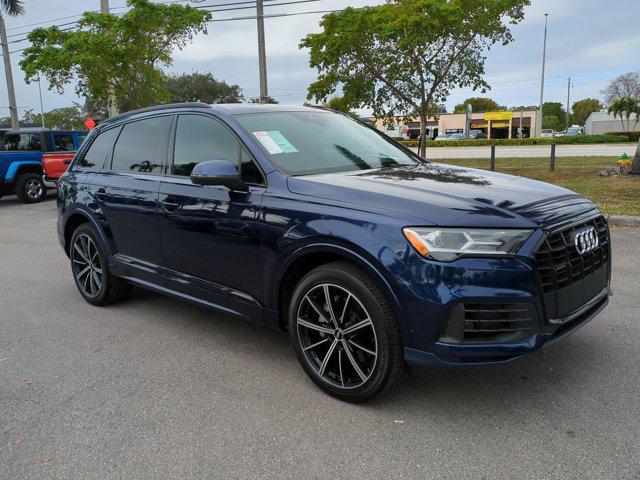 used 2021 Audi Q7 car, priced at $27,491