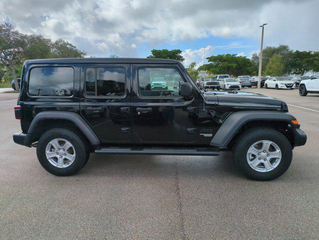 used 2021 Jeep Wrangler Unlimited car, priced at $18,781