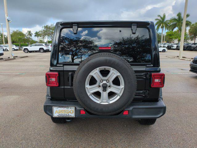 used 2021 Jeep Wrangler Unlimited car, priced at $18,781