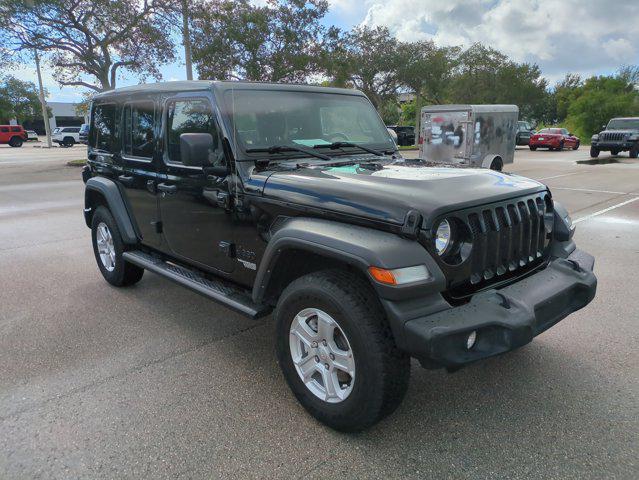 used 2021 Jeep Wrangler Unlimited car, priced at $18,781