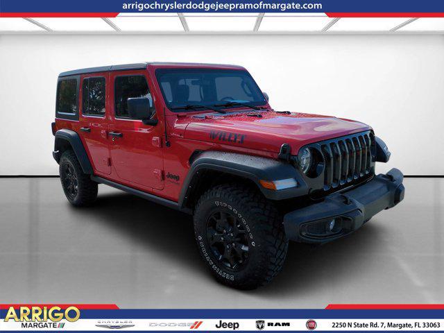 used 2022 Jeep Wrangler car, priced at $28,481