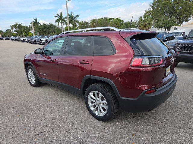 used 2021 Jeep Cherokee car, priced at $16,881